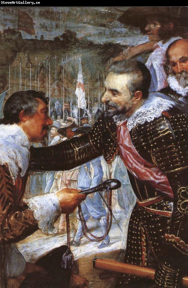 VELAZQUEZ, Diego Rodriguez de Silva y Detail of  Conquer Buleida